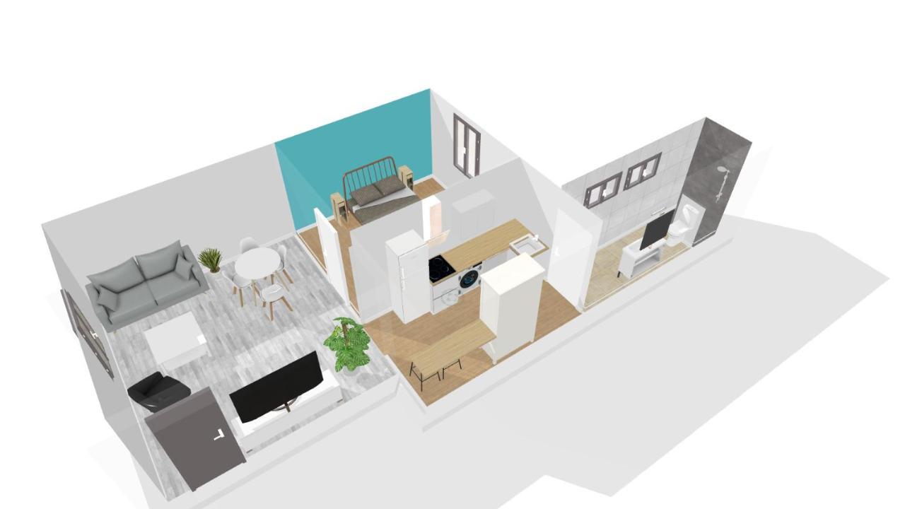 Le Blue St Leon : 2 Pieces Cozy Lit King Size Wifi Apartman Colmar Kültér fotó